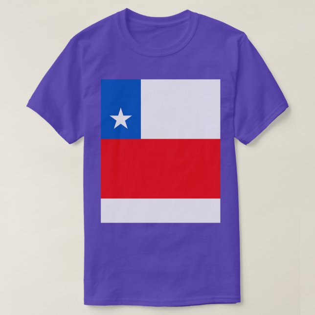 T-shirt Drapeau du Chili (Design devant)