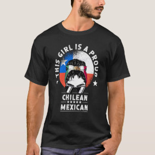 T-shirt Drapeau du Chili Fierté de citoyenne fille femme n