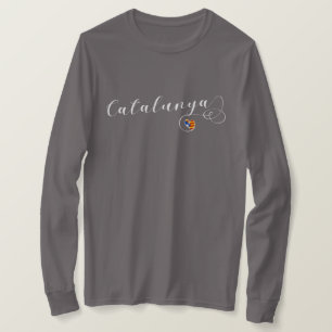 T-shirt Drapeau du Coeur Catalunya, Catalogne