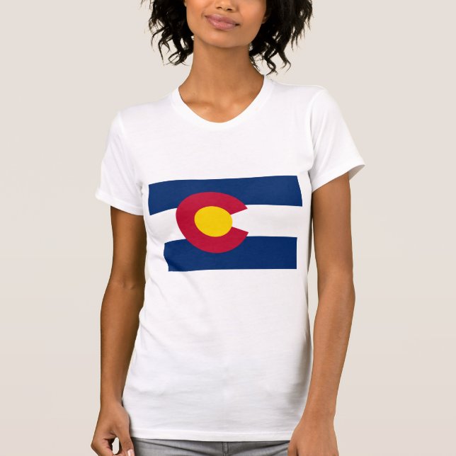 T-shirt Drapeau du Colorado (Devant)