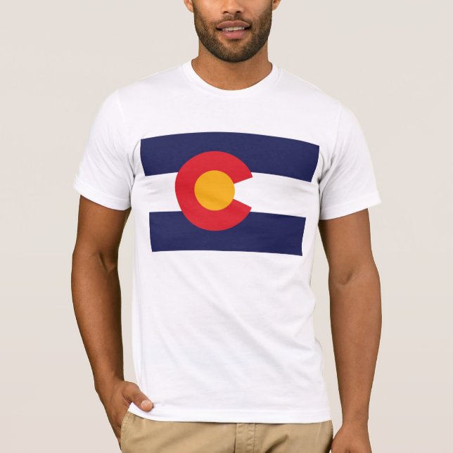 T-shirt Drapeau du Colorado (Devant)