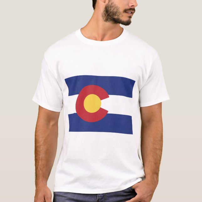 T-shirt Drapeau du Colorado (Devant)