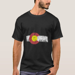 T-shirt Drapeau du Colorado