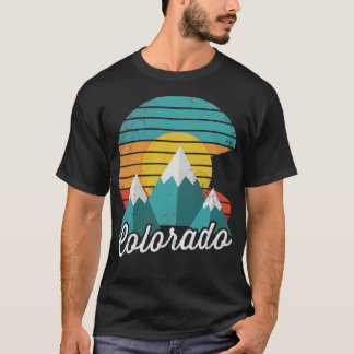 T-shirt Drapeau du Colorado Retro