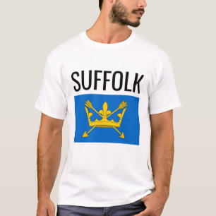 T-shirt Drapeau du comté de Suffolk // Anglais