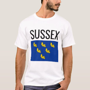 T-shirt Drapeau du comté de Sussex // English