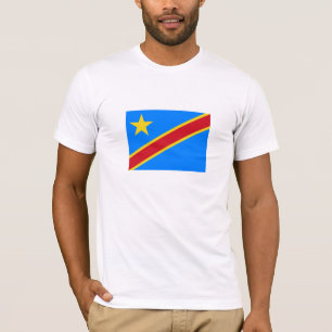 T-shirt Drapeau du Congo Kinshasa
