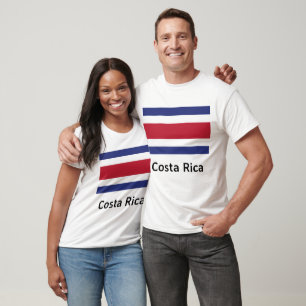 T-shirt Drapeau du Costa Rica