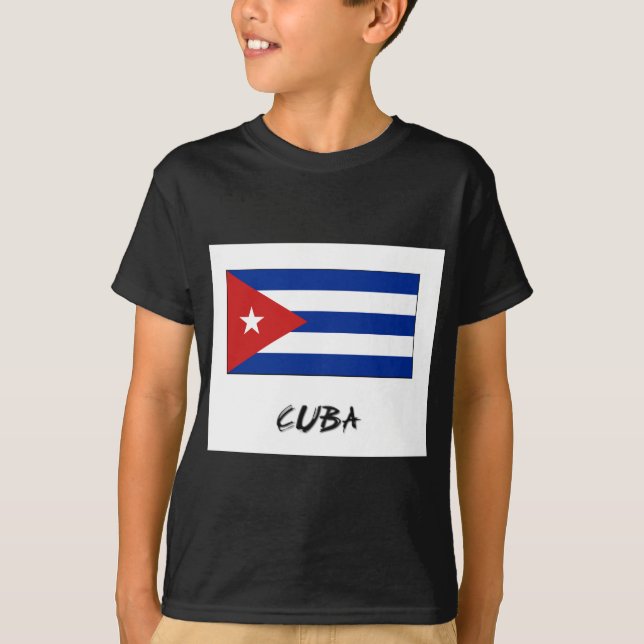 T-shirt Drapeau du Cuba (Devant)