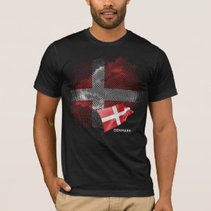 T-shirt Drapeau du Danemark