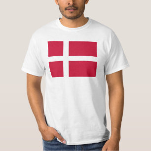 T-shirt Drapeau du Danemark