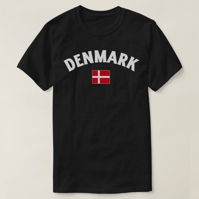 T-shirt Drapeau du Danemark (Design devant)