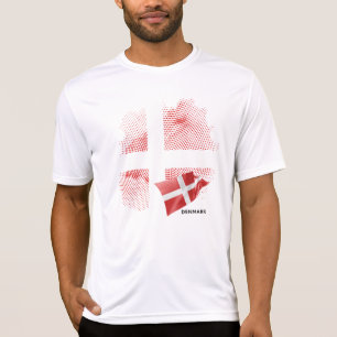 T-shirt Drapeau du Danemark