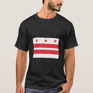 T-shirt Drapeau Du District De Columbia De Washington Dc R