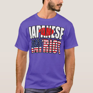 T-shirt Drapeau du drapeau japonais American Patriot Pride