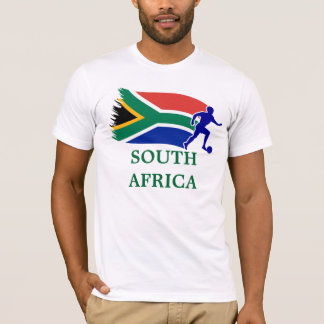 T-shirt Drapeau du football de l'Afrique du Sud