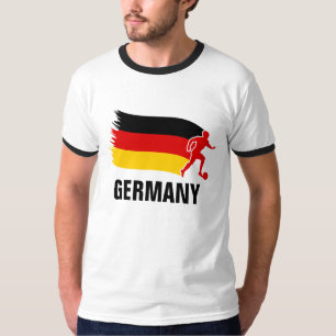 T-shirt Drapeau du football de l'Allemagne