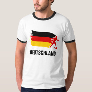 T-shirt Drapeau du football de l'Allemagne