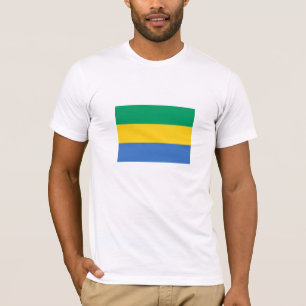 T-shirt Drapeau du Gabon