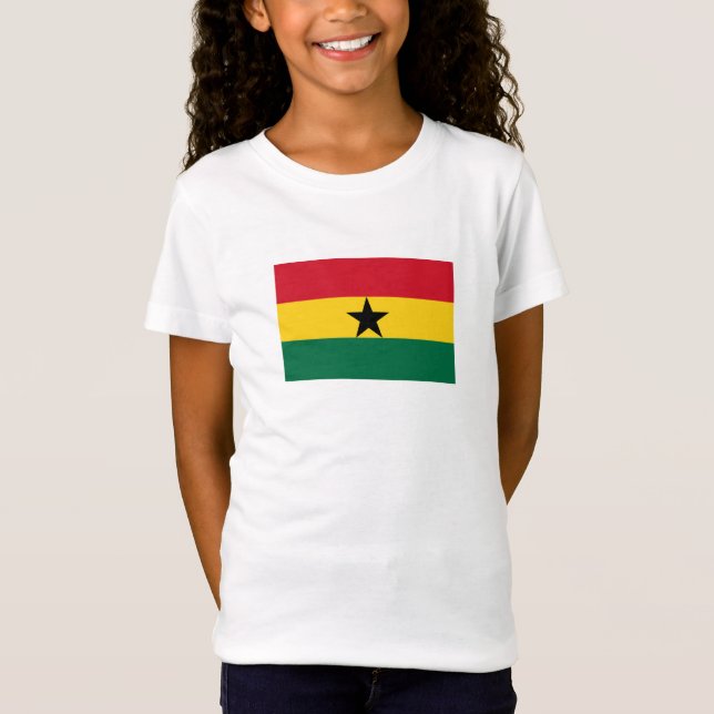 T-Shirt Drapeau du Ghana (Devant)