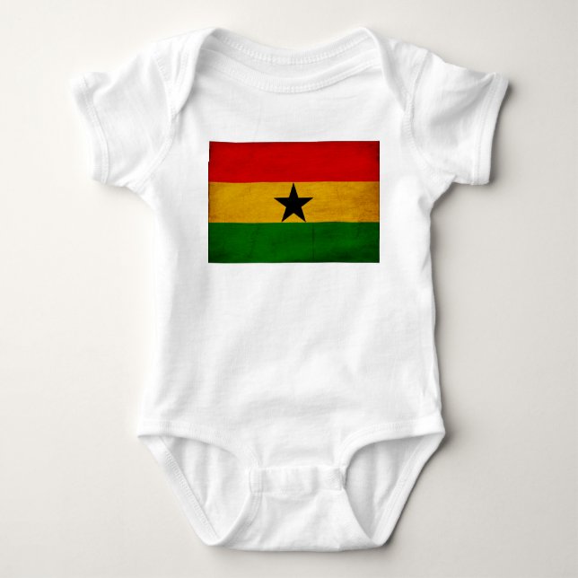 T-shirt Drapeau du Ghana (Devant)