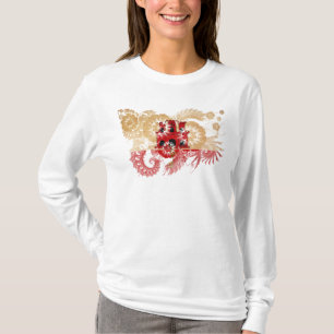 T-shirt Drapeau du Gibraltar