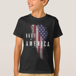T-shirt Drapeau Du Golfe Des États-Unis 2025 Amérique Vint