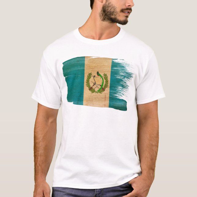 T-shirt Drapeau du Guatemala (Devant)