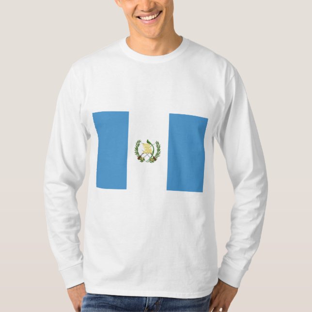 T-shirt Drapeau du Guatemala (Devant)