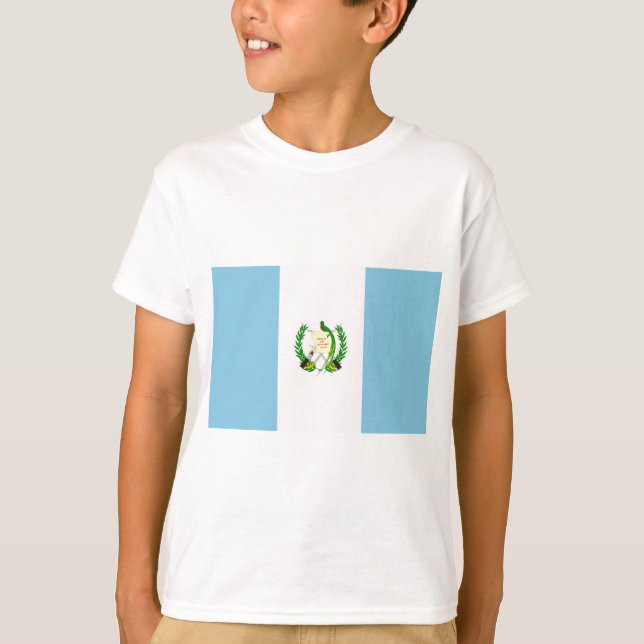 T-shirt Drapeau du Guatemala (Devant)
