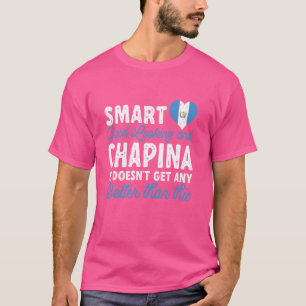 T-shirt Drapeau du Guatemala Intelligent Beau Chapina Guat