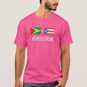 T-shirt Drapeau du Guyana Guyana Porto Rico
