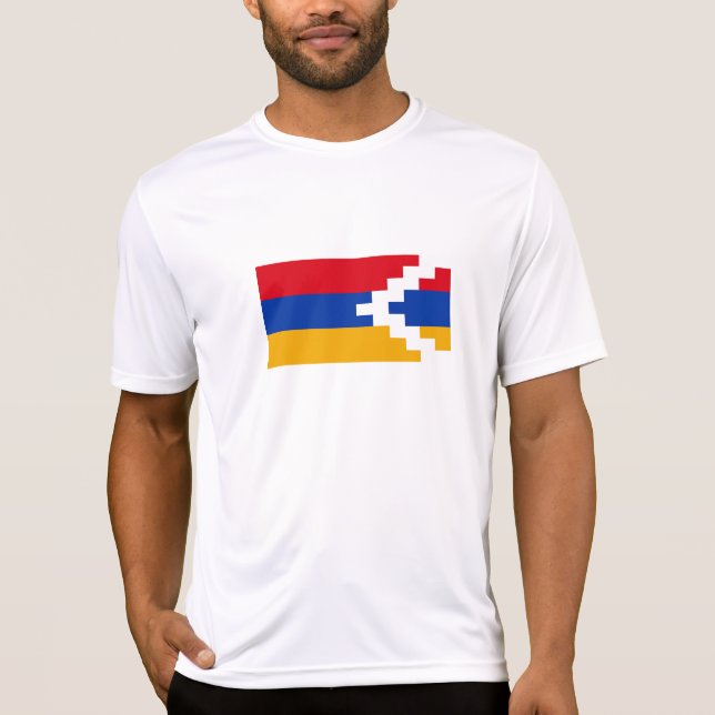 T-shirt Drapeau du Haut-Karabakh (Devant)