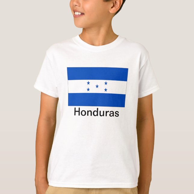 T-shirt Drapeau du Honduras (Devant)