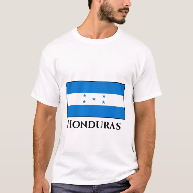 T-shirt Drapeau du Honduras (Devant)
