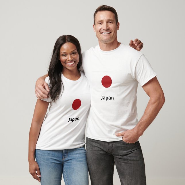 T-shirt Drapeau du Japon (Unisexe)