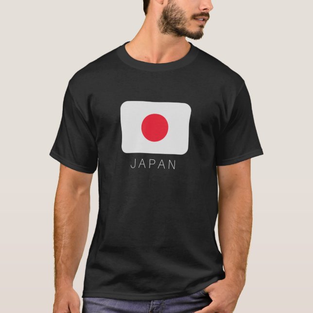 T-shirt Drapeau du Japon (Devant)