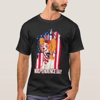 T-shirt Drapeau du Jour de l'Indépendance 4 juillet