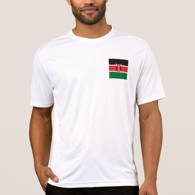 T-shirt Drapeau du Kenya (Devant)