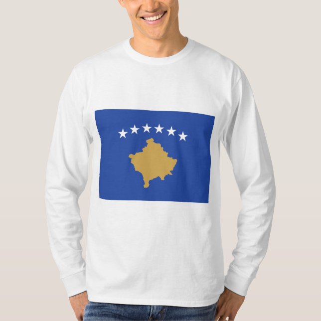 T-shirt Drapeau du Kosovo (Devant)