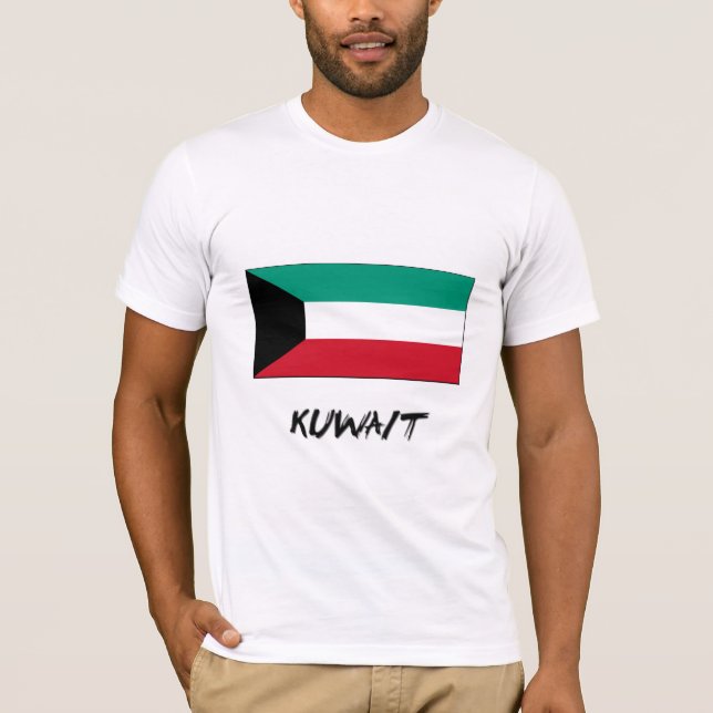 T-shirt Drapeau du Kowéit (Devant)