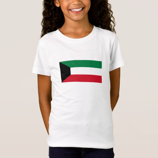 T-Shirt Drapeau du Koweït (Devant)