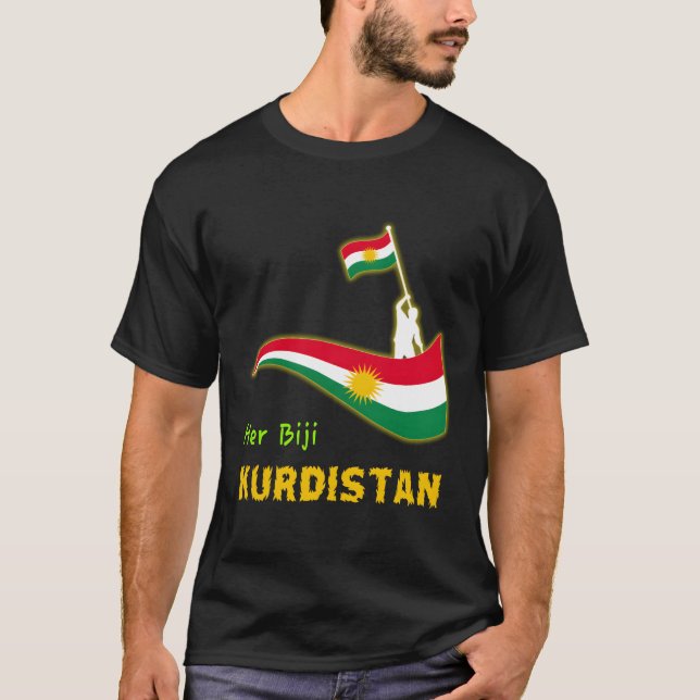 T-shirt Drapeau du Kurdishkurde (Devant)