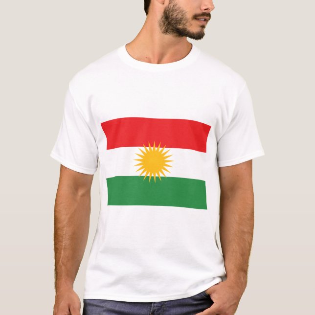 T-shirt Drapeau du Kurdistan (Devant)