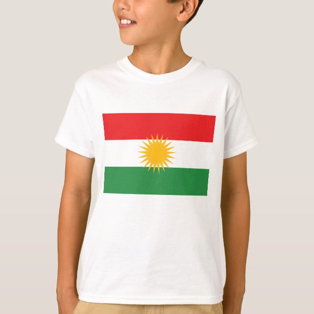T-shirt Drapeau du Kurdistan (Devant)