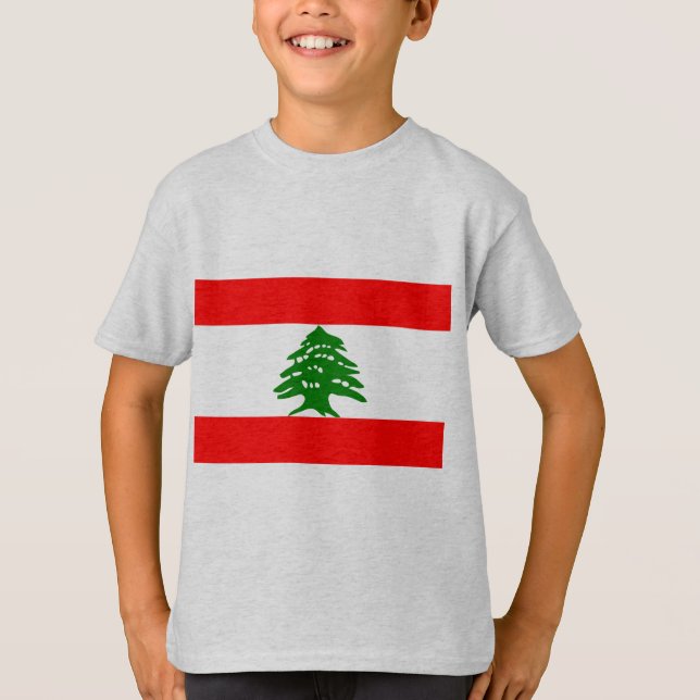 T-shirt Drapeau du Liban (Devant)