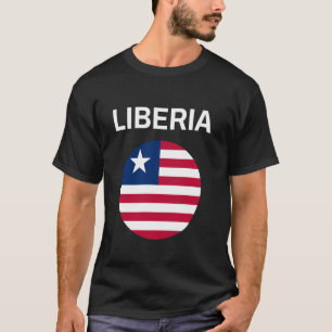 T-shirt Drapeau du Liberia Moderne