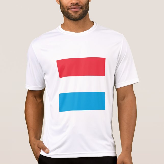 T-shirt Drapeau du Luxembourg (Devant)