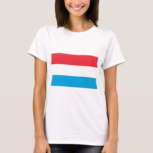 T-shirt Drapeau du Luxembourg (Devant)