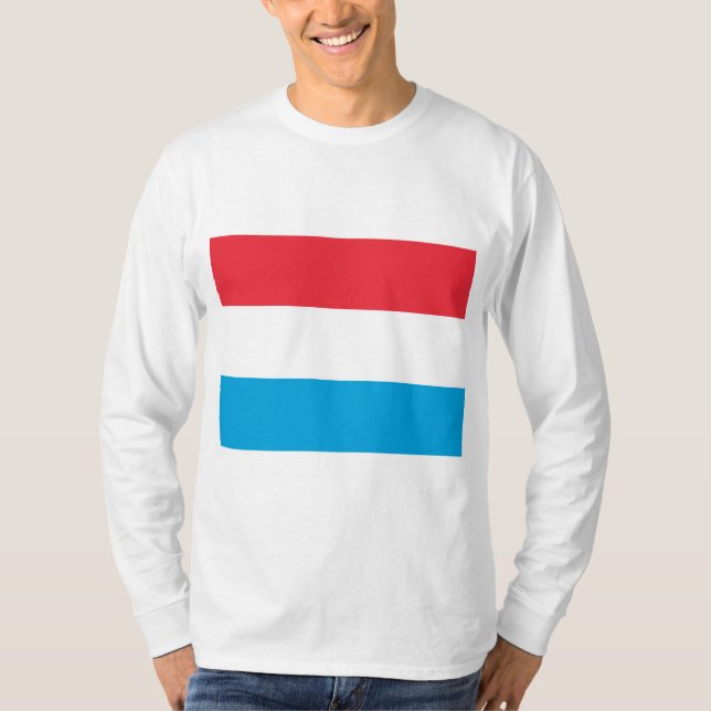 T-shirt Drapeau du Luxembourg (Devant)